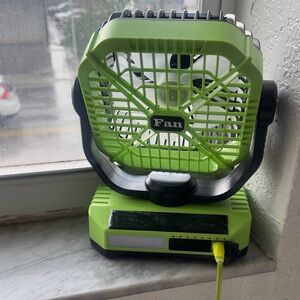 Green Portable Fan